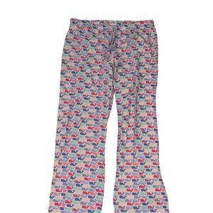 Nice Vineyard Vines pink and blue Whale Print Pajama Pants Size medium Intimates